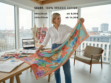 Organic Cotton Schals & Tücher kaufen | Nachhaltige Schals von Schalfabrik.de