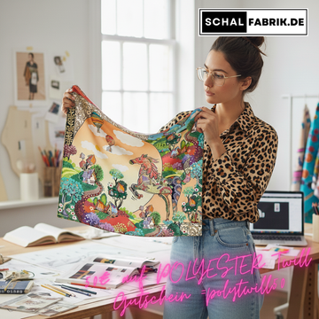 100% Polyester Twill! 50€ Gutschein zum kennenlernen!